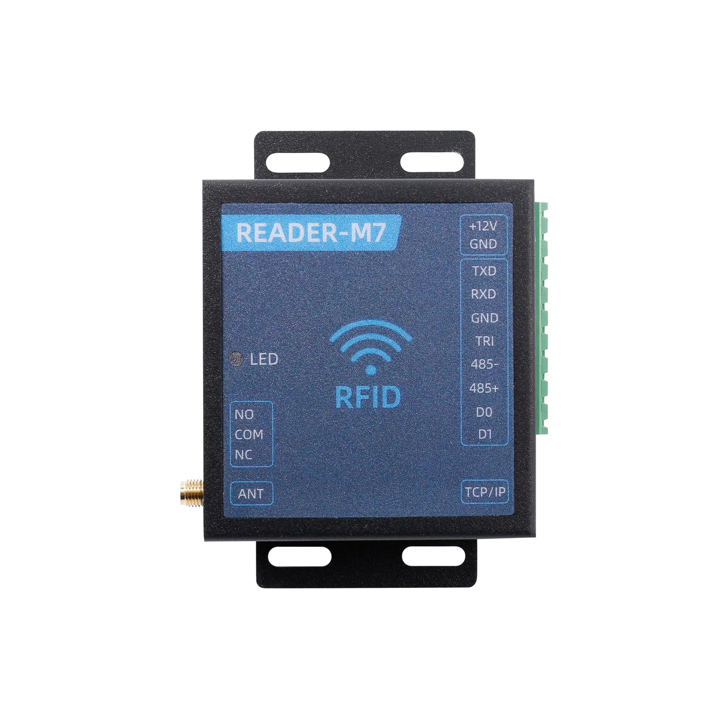 ITEM YMS RFID Reader, Detachable Antenna, TCP/IP & WG26/34, RS232/485, Relay Output, SMA Connector, 100 Reads/Sec, 0-30dBm for Efficient Warehouse, Yard Management(T-34)