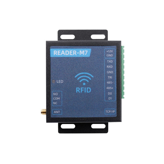 ITEM YMS RFID Reader, Detachable Antenna, TCP/IP & WG26/34, RS232/485, Relay Output, SMA Connector, 100 Reads/Sec, 0-30dBm for Efficient Warehouse, Yard Management(T-34)